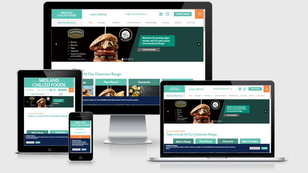 Midland Chilled Foods Website